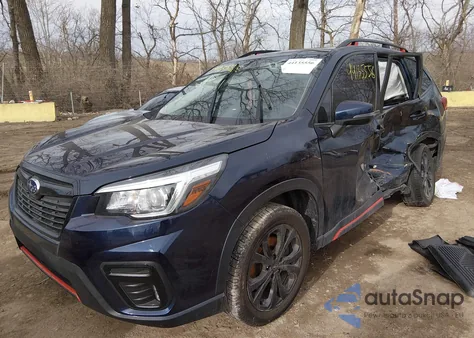 2020 Subaru Forester Sport from USA, damaged, VIN JF2SKARC8LH593863